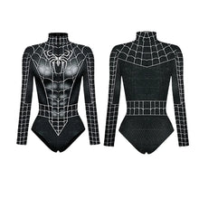 Load image into Gallery viewer, Spiderman Swimsuit for Women One-piece Swimsuits Superhero Jumpsuit The Amazing Spider-Man Cosplay Costumes T Shirts Bodysuit