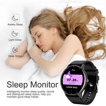 Load image into Gallery viewer, LIGE Smart Watch Women Men Full Touch Screen Bluetooth Call Smartwatch Waterproof Sports Fitness Tracker Watches for Android iOS