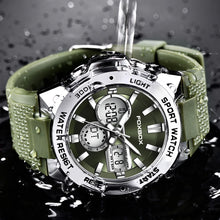 Load image into Gallery viewer, LIGE Digital Military Watch Men LED Quartz 50M Waterproof Luminous Sports Wristwatch