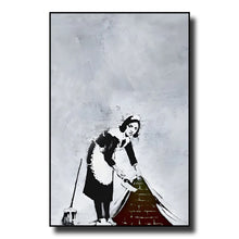 Load image into Gallery viewer, Banksy Street Graffiti Decorative Canvas Painting Art Poster Abstract Figure Mural Room Wall Decoration Prints