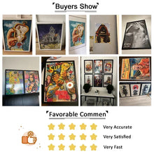 Load image into Gallery viewer, Funny Bathroom Toilet Decoration Painting Mona Lisa Wearing Pearls Girl with Roll Paper Canvas Prints Posters Home Wall Decor