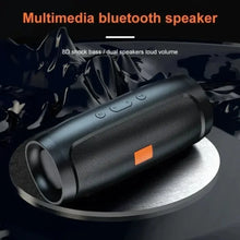 Load image into Gallery viewer, XIKCU Portable Dual Bluetooth Speaker Stereo Outdoor Tfusb Playback Fm Voice Broadcasting Portable Subwoofer 50 Wireless Speaker