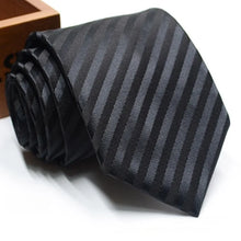 Load image into Gallery viewer, Classic Stripe Necktie Men Business Formal Wedding Tie 8cm Blue Black Pink Red Neck Ties Fashion Shirt Dress Accessories