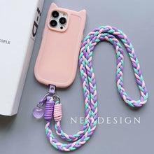 Load image into Gallery viewer, Creative Mobile Phone Universal Lanyard Crossbody Rope Long Phone Lanyard Shoulder Strap Cartoon Decorative Pendant Accessories