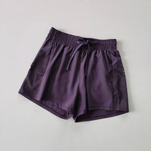 Load image into Gallery viewer, Women's Yoga Shorts High Waist Sport Fitness 2 in 1 Workout Shorts Running Pants Sports Shorts Casual Gym Quick Drying Shorts