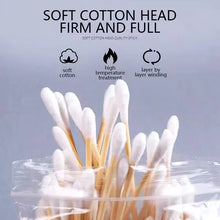 Load image into Gallery viewer, 500 Baby Cotton Swabs - Double-ended Ear Cleaning Sticks, Healthy Tools