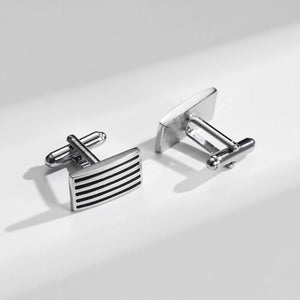 Luxury Men's Cufflinks & Tie Clip Set - Wedding Guest Gift Fashion Jewelry