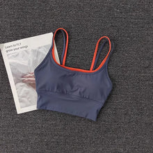 Load image into Gallery viewer, Women Breathable Sports Bra Shockproof Fitness Tops Push Up Gym Crop Top Brassiere Sport Bras Gym Workout Top Seamless Yoga Bra