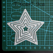 Load image into Gallery viewer, Star Metal Cutting Dies DIY Card Scrapbook Diary Decoration Embossing Template New