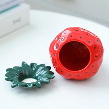Load image into Gallery viewer, Strawberry vase, ceramic fruit shaped vase, home decoration, New Year decoration vase