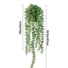 Load image into Gallery viewer, 90cm Artificial Plant Vine Home Decoration Hanging Plastic Leaf Grass Garland Outdoor Wedding Party Decorations Fake Rattan Ivy