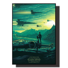 Load image into Gallery viewer, Star Wars Canvas Decorative Painting  Movie Art Mural Retro Poster Modern Home Wall Decoration Gift and Printing Aesthetic