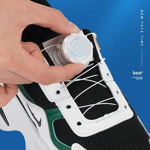Metal Swivel Buckle Shoe Laces, Quick Lock, No Tie, Sneaker Accessories