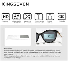 Load image into Gallery viewer, KingSeven 2022 Women&#39;s Sunglasses - Polarized Gradient Lens Luxury Sun Glasses