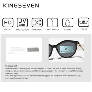 KingSeven 2022 Women's Sunglasses - Polarized Gradient Lens Luxury Sun Glasses