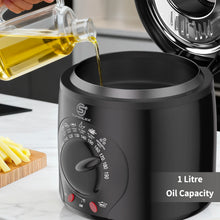 Load image into Gallery viewer, SUPERLEX Electric Deep Fryer 1L For Home Temperature Control Visual Window Removable Oil Tank Easy‑Clean Fried Chicken Fries Pot