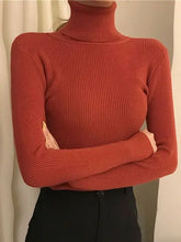 Load image into Gallery viewer, Heliar Women Fall Turtleneck Sweater Knitted Soft Pullovers Cashmere Jumpers Basic Soft Sweaters For Women 2024 Autumn Winter