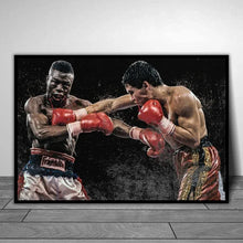 Load image into Gallery viewer, Boxer Wall Art Poster Mike Tyson Muhammad Ali Motivational Quote Home Decor Pictures Prints Canvas Painting Living Room Decor