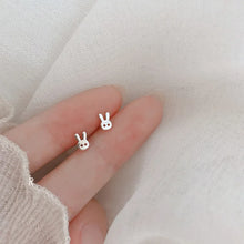 Load image into Gallery viewer, New Heart Stud Earrings for Women Hypoallergenic Daily Wear Minimalist Cute Star Silver Color Ear Girls Pierc Jewelry Gifts