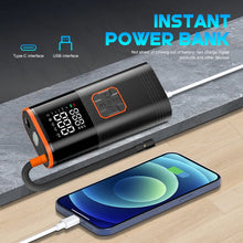 Load image into Gallery viewer, Digital Display Portable Tire Inzzator, USB Rechargeable Air Compressor for Car Bike Motorcycle Tires, Balls, Inflatable Toys