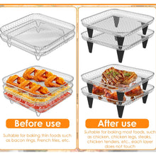 Load image into Gallery viewer, 3Layers Air Fryer Rack Stainless Steel Stackable Grill Food Dehydrator Basket Air Fryer Accessory  Cook Several Food in One Time