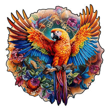 Load image into Gallery viewer, Unique Parrot Pattern Wooden Puzzle, Irregular Animal Shape, Suitable for Holiday Birthday Gifts for Family and Friends