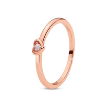 Load image into Gallery viewer, 925 Sterling Silver Rings For Women Original Infinity Love Heart Engagement Wedding Ring Rose Gold Crystals Luxury Jewelry Gift