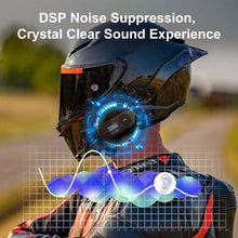 Load image into Gallery viewer, Freedconn T Com SC Bluetooth Motorcycle Intercom Helmet Headset Wireless Communication Interphone BT 5.0 Music Share 6Riders FM