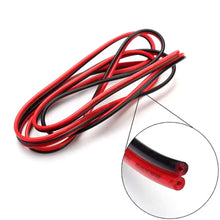 Load image into Gallery viewer, 20 meters 2PIN Electrical Wire Tinned Copper PVC Insulated Red Black Cable For Single Color LED Strip Light Extension Wire 22AWG