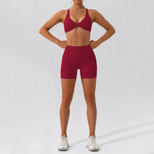 Load image into Gallery viewer, 2PCS Yoga Suit Sports Set Women Quick-Drying Gym Set Women Tracksuit Running Workout Long Sleeve Sports Shirt Yoga Clothing