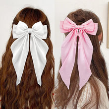 Load image into Gallery viewer, Elegant Satin Bow Hair Clip - Fashion Hairpins for Girls, Women&#39;s Accessories