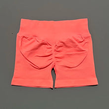 Load image into Gallery viewer, Histello Sports Shorts 4.5" Women Yoga Exercise Shorts Scrunch Bum Hip Tight Workout Fitness Activewear Gym Running Short Pants