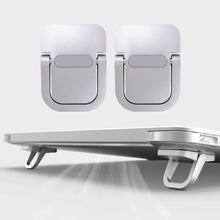 Load image into Gallery viewer, Mini Foldable Laptop Stand Portable Keyboard Lift Self-Adhesive Invisible Desk Mount