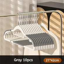 Load image into Gallery viewer, 10Pcs Black/Orange/Grey Multifunctional Wet and Dry Household Hanger Suitable for Hanging Clothes Bedroom Wardrobe Anti-Slip