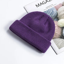 Load image into Gallery viewer, Knitted Hat for Men &amp; Women Caps Wool Fashion Simple Warm Skullies Beanies Solid Autumn Winter Beanie Cap Trendy Style