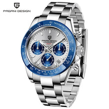 Load image into Gallery viewer, 40mm New V2 PAGANI DESIGN Men's Quartz Watches Sapphire Retro Chronograph Stainless Steel Waterproof Watch Men Relogio Masculino