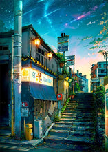 Load image into Gallery viewer, Japanese Street Scenery Sakura Architecture Canvas Posters and Prints Wall Art Paintings Mural for Modern Living Room Home Decor