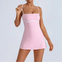Load image into Gallery viewer, Golf Tennis Dress with Pad Sports Set Yoga for Women Workout Pickleball Clothing Badminton Skorts Activewear