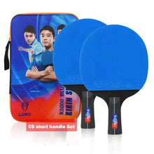 Load image into Gallery viewer, LOKI K5000 Table Tennis Racket Set 1pc/2pcs Home Entertainment Ping Pong Rackets with Blue Color Ping Pong Rubber
