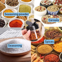 Load image into Gallery viewer, 24-1PCS Transparent Seasoning Jars Reusable Large Empty Spice Condiment Storage Bottles Season Powder Containers Box For Kitchen