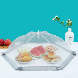 Foldable Mesh Food Covers - Anti-Fly Picnic Umbrella Tent Kitchen Accessories