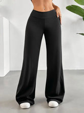 Load image into Gallery viewer, Casual Straight Leg Leggings Women's High Waist Butt Lifting Wide Leg Pants Soft Stretchy Fitness Yoga Active Trouser Daily Wear