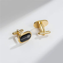 Load image into Gallery viewer, Men&#39;s Copper Cufflinks &amp; Tie Clip Set - Luxury Wedding Gifts, Round/Square Design