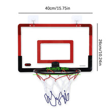 Load image into Gallery viewer, Mini Basketball Hoop for Kids Adults Indoor Small Basketball Hoop for Door Wall Mounted and Room Shooting Ball Sport Game Set