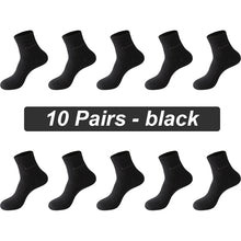 Load image into Gallery viewer, 10 Pairs Bamboo Fiber Socks Men Breathable Anti-Bacterial EU38-46