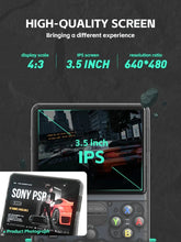 Load image into Gallery viewer, R36S Handheld Retro Game Console 3.5&quot; IPS Screen Linux System HD Portable Player