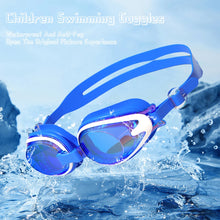 Load image into Gallery viewer, JSJM Professional Kids Swimming Goggles Anti-Fog UV Protection Waterproof Silicone Swim Glasses for Boys Girls Swim Eyewear Gift