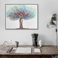 Load image into Gallery viewer, Modern Abstract Embrace Couple Tree Canvas Poster HD Print