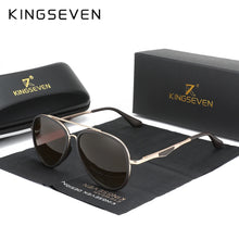 Load image into Gallery viewer, KingSeven Pilot Polarized Sunglasses UV Blocking Men&#39;s Driving Glasses