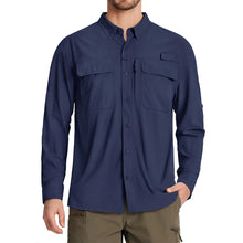 Load image into Gallery viewer, TACVASEN Men&#39;s UPF 50+ Sun Protection Fishing Shirt - Quick Dry, Long Sleeve, Breathable